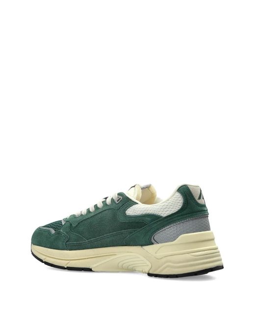 Autry Green Panelled Sneakers for men