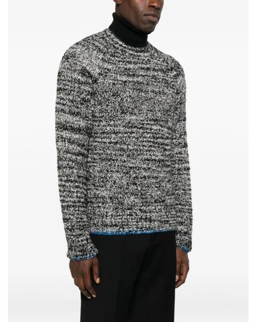 sunflower Gray Crew-Neck Sweater for men