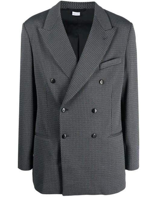 Manteau À Boutonnière Croisée Random Identities pour homme en coloris Black