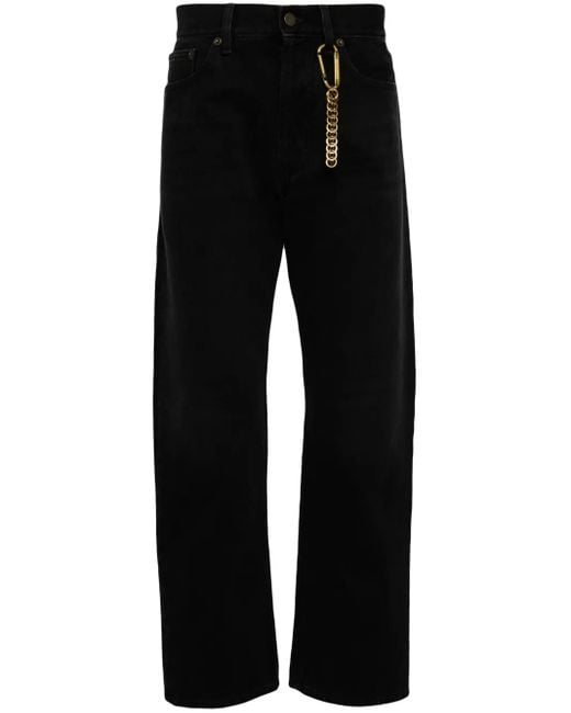 DARKPARK Black Larry Mid-Rise Straight-Leg Jeans for men