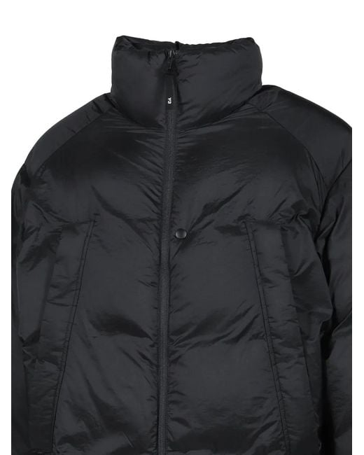 Y-3 Blue Quilting Down Puffer Jacket for men