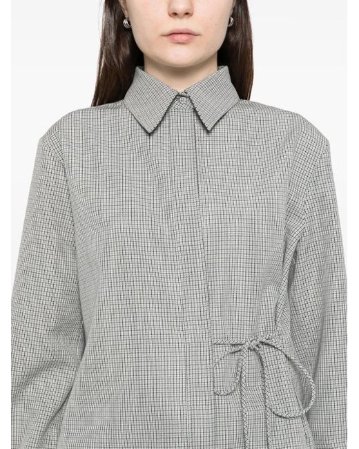 Jil Sander チェック シャツ Gray