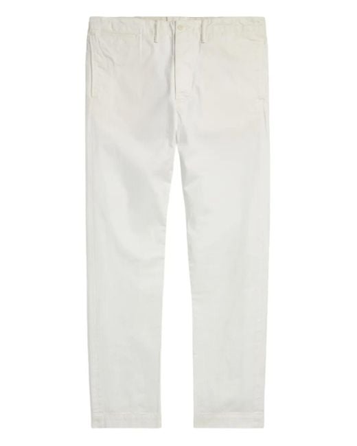 RRL Gestreifte Chino in White für Herren