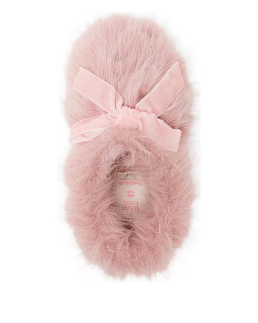 Rockfish Pink X Susan Fang Mules En Fourrure