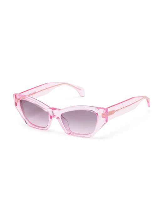 Versace Pink Cat Eye-Frame Sunglasses