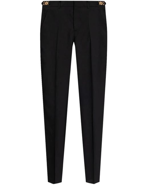 Versace Black Medusa Tailored Trousers for men