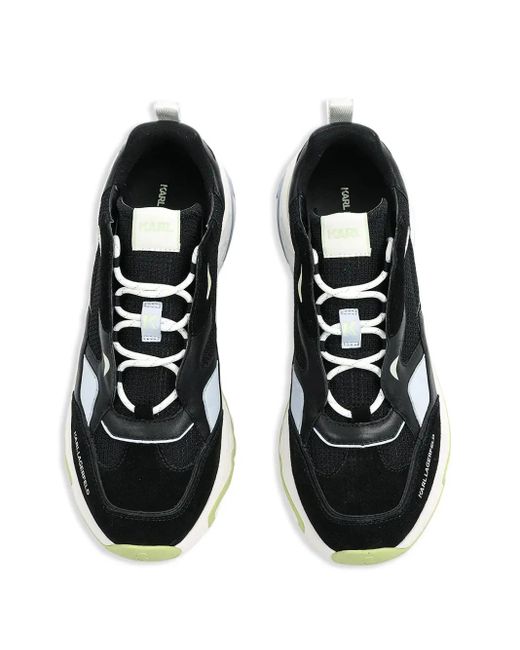 Sneakers Con Design A Inserti di Karl Lagerfeld in Black da Uomo