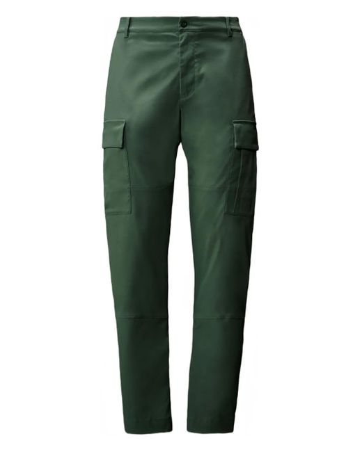 C P Company Green Cargo-Pocket Trousers for men