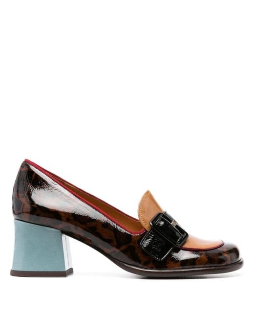 Chie Mihara Brown Meisin 70mm Leather Loafer
