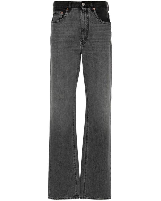 MM6 by Maison Martin Margiela Gray Mid-rise Slim-fit Jeans for men