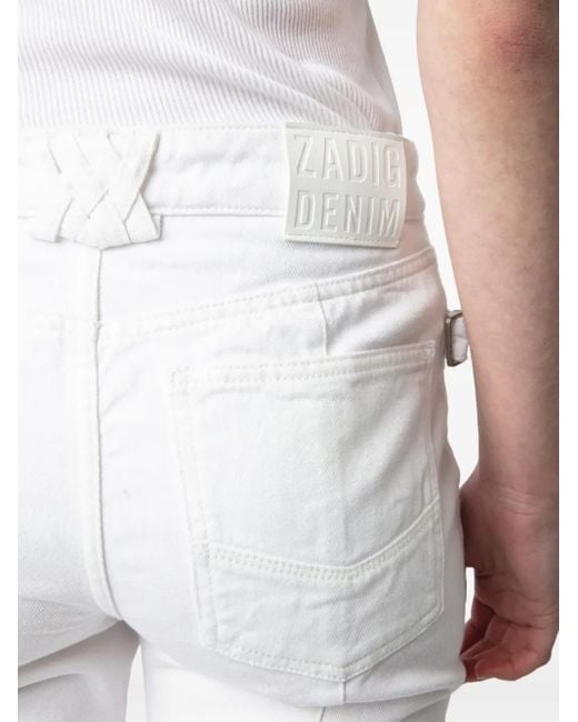 Zadig & Voltaire White Flared Jeans