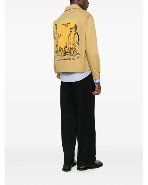 Bode Natural Central Park Jacket for men