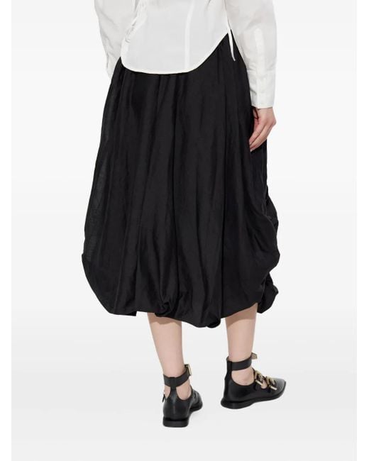 Jupe Mi-Longue Nia À Design Drapé AllSaints en coloris Black