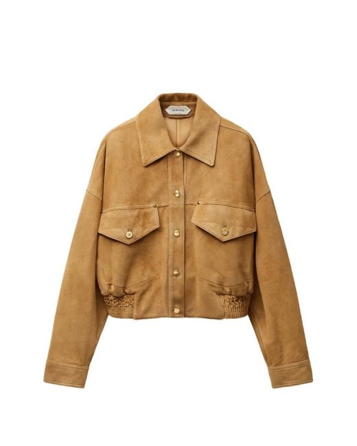 Versace Natural Suede Blouson