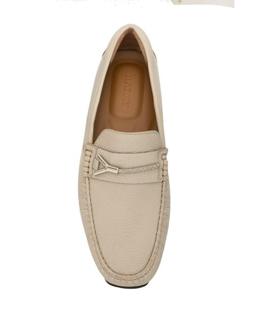 Bally Loafers Met Geweven Band in het Wit voor heren - Lyst