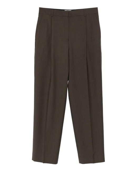 Totême  Gray Hose mit Bundfalten