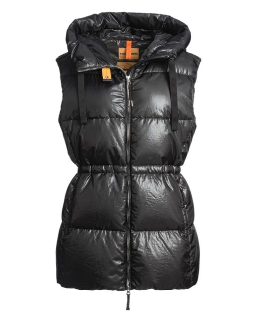 Chaleco acolchado con capucha Parajumpers de color Black