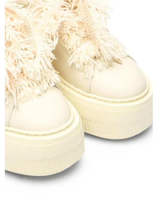 Casadei Natural Nexus Platform Sneakers