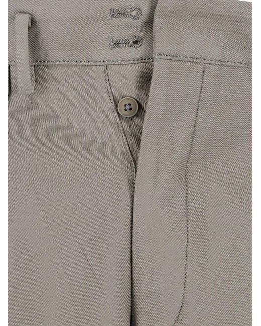Kaptain Sunshine Gray Riviera Pleated Trousers for men