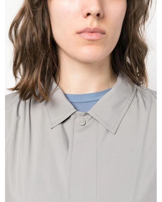 Herno Gray Long-Sleeved Light Jacket for men