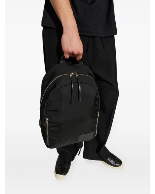Jil Sander Black Urban Backpack for men