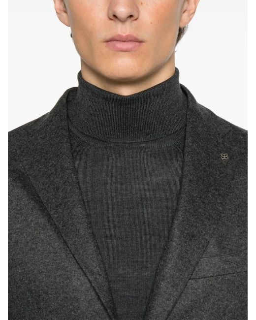 Tagliatore Gray Single-Breasted Suit for men