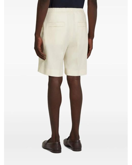 メンズ Zegna Oasi Lino ショートパンツ Natural