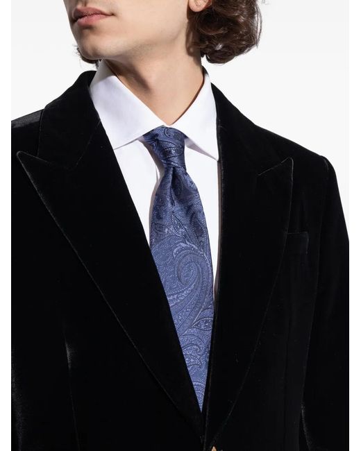 Etro Krawatte Mit Paisleymuster in Blue für Herren