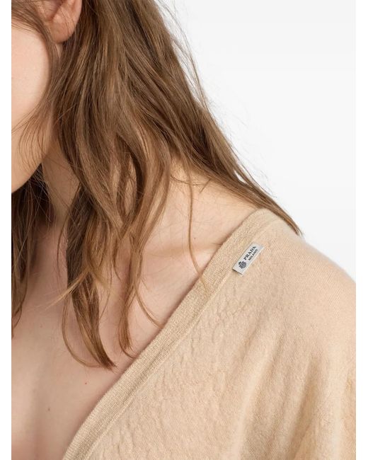 Prada Kasjmier Vest in het Natural
