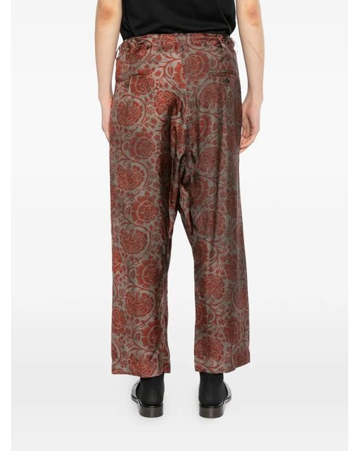 Uma Wang White Perch Trousers for men