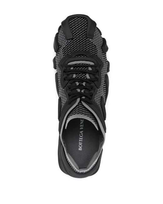 Zapatillas Flex con suela gruesa Bottega Veneta de hombre de color Black