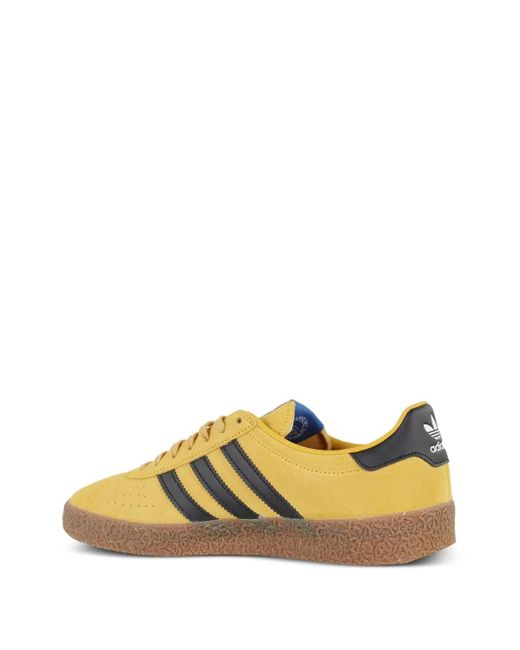Adidas Yellow Montreal Suede-Leather Sneakers for men