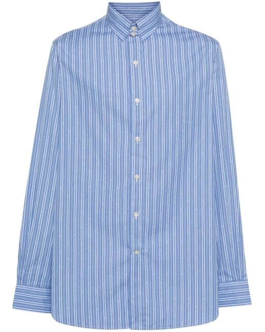 Polo Ralph Lauren Overhemd Met Geborduurd Logo in het Blue voor heren