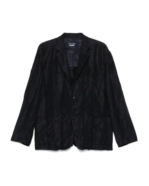 Pinstriped blazer Comme des Garçons de hombre de color Black
