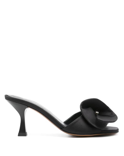 Mules Con Applicazione A Fiori 70Mm di Maje in Black