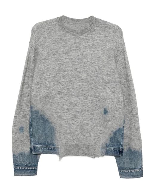 JNBY Gray Panelled Sweater