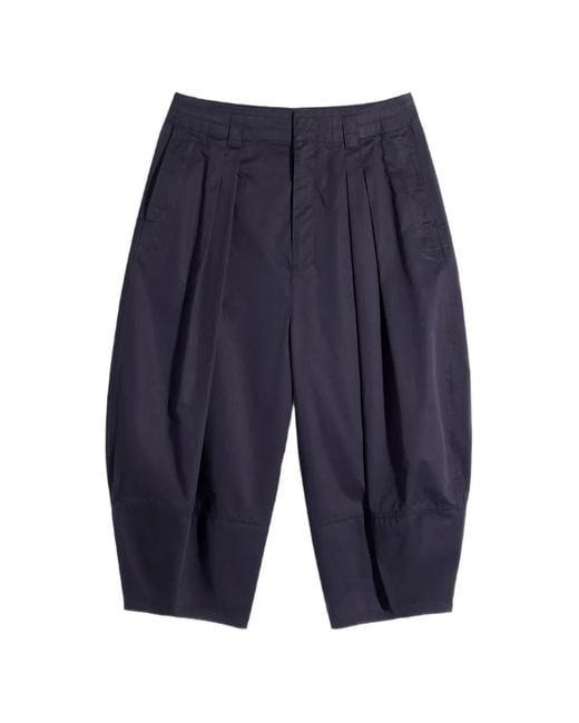 Lemaire Blue Balloon Cut Bermudas Short