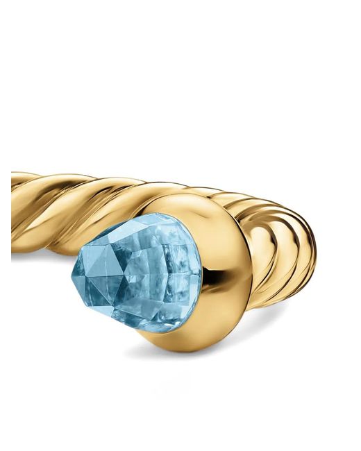 David Yurman Metallic Micro Cablespira Flex Open Ring