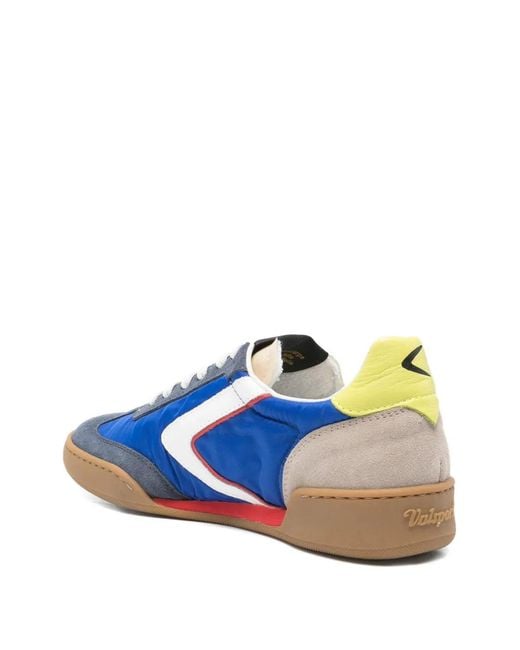 Valsport Blue Logo-Patch Sneakers for men