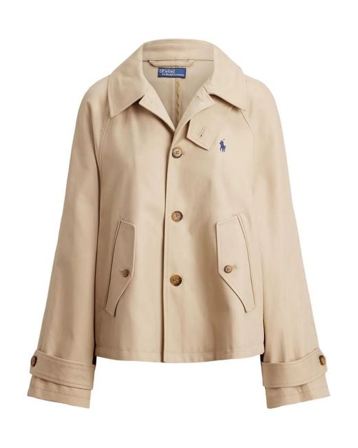 Polo Ralph Lauren Natural Jacke mit Raglanärmeln