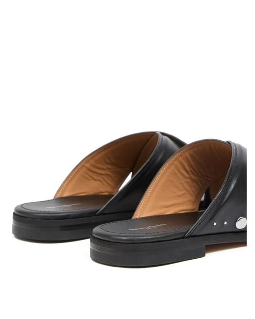 Maison Margiela Gray Crossed Sandals for men
