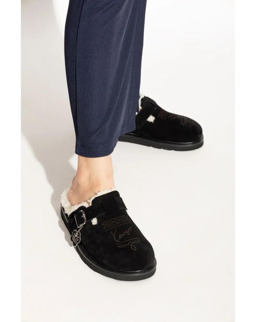 KENZO Black Matto Clogs