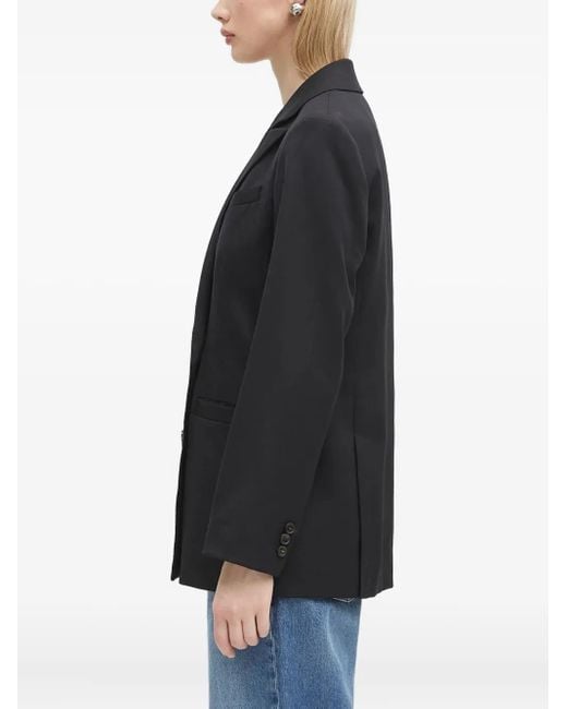 A.P.C. Black Lucy Double-Breasted Wool Blazer