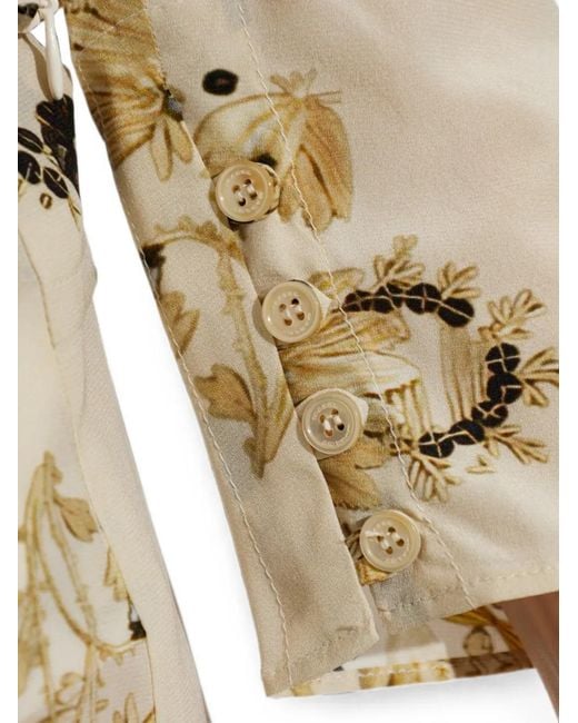Isabel Marant White Zarga Floral-Print Top