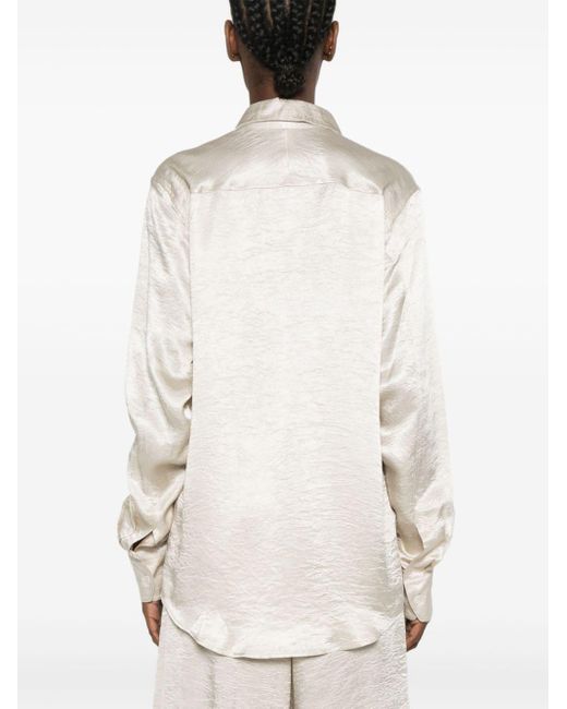 Camicia con effetto stropicciato di Lauren Manoogian in White