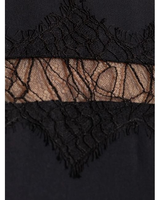 McQueen Black Dress With Back Slit