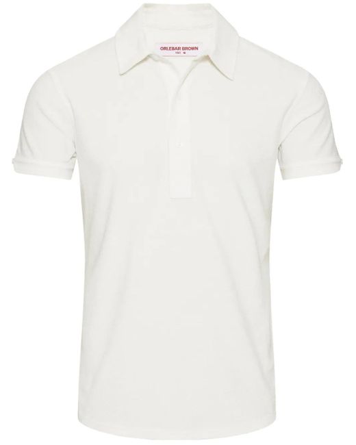 Orlebar Brown Sebastian Poloshirt in White für Herren