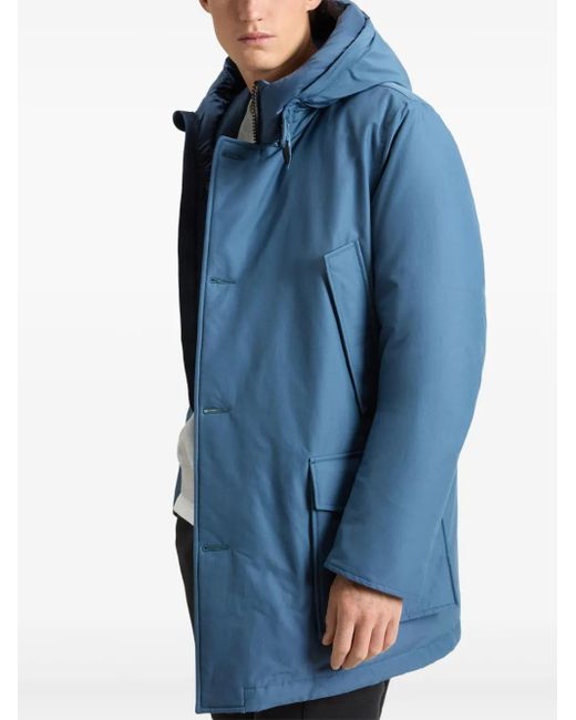 Woolrich Blue Arctic Parka Coat for men