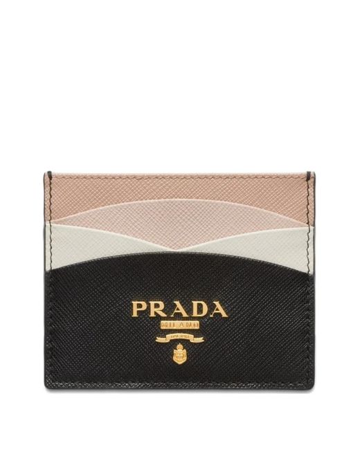 Prada Black Leather Card Holder