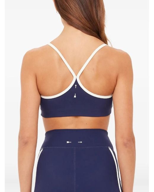 The Upside Blue Samara Bowie Sports Bra